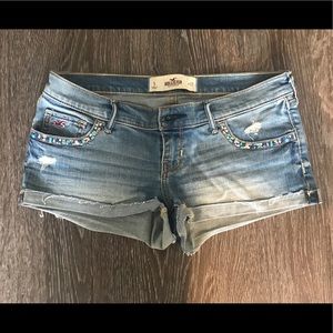 Hollister Jean Shorts With Pocket Stitch Size 5